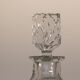 Carafe à whisky en cristal taillé vintage