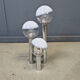 Vintage glass globe table lamp by Mazzega, 1970s