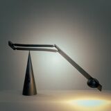 Black pivoting table lamp Model Tabla, designed by Marco Colombo & Mario Barbaglia for Italiana Luce