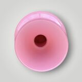 Antique pink opaline vase made in Italy - 1960s