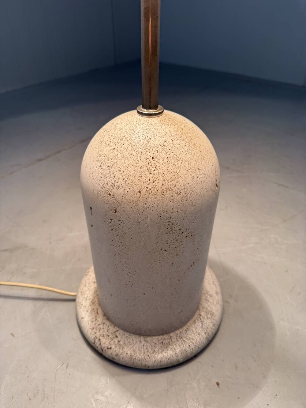 Large Italian travertine table lamp 1960’s