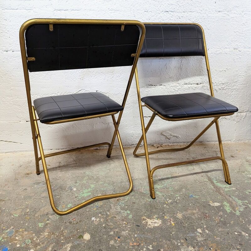 Pair of folding chairs Manufrance