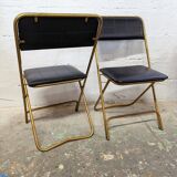 Pair of folding chairs Manufrance
