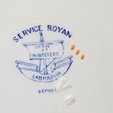 6 dinner plates old creil and montereau labrador service royan