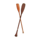 Pair of vintage wooden oars