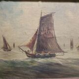 Ancient maritime painting