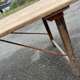 Old folding table