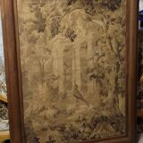 Still life tapestry on stretcher with wooden frame
