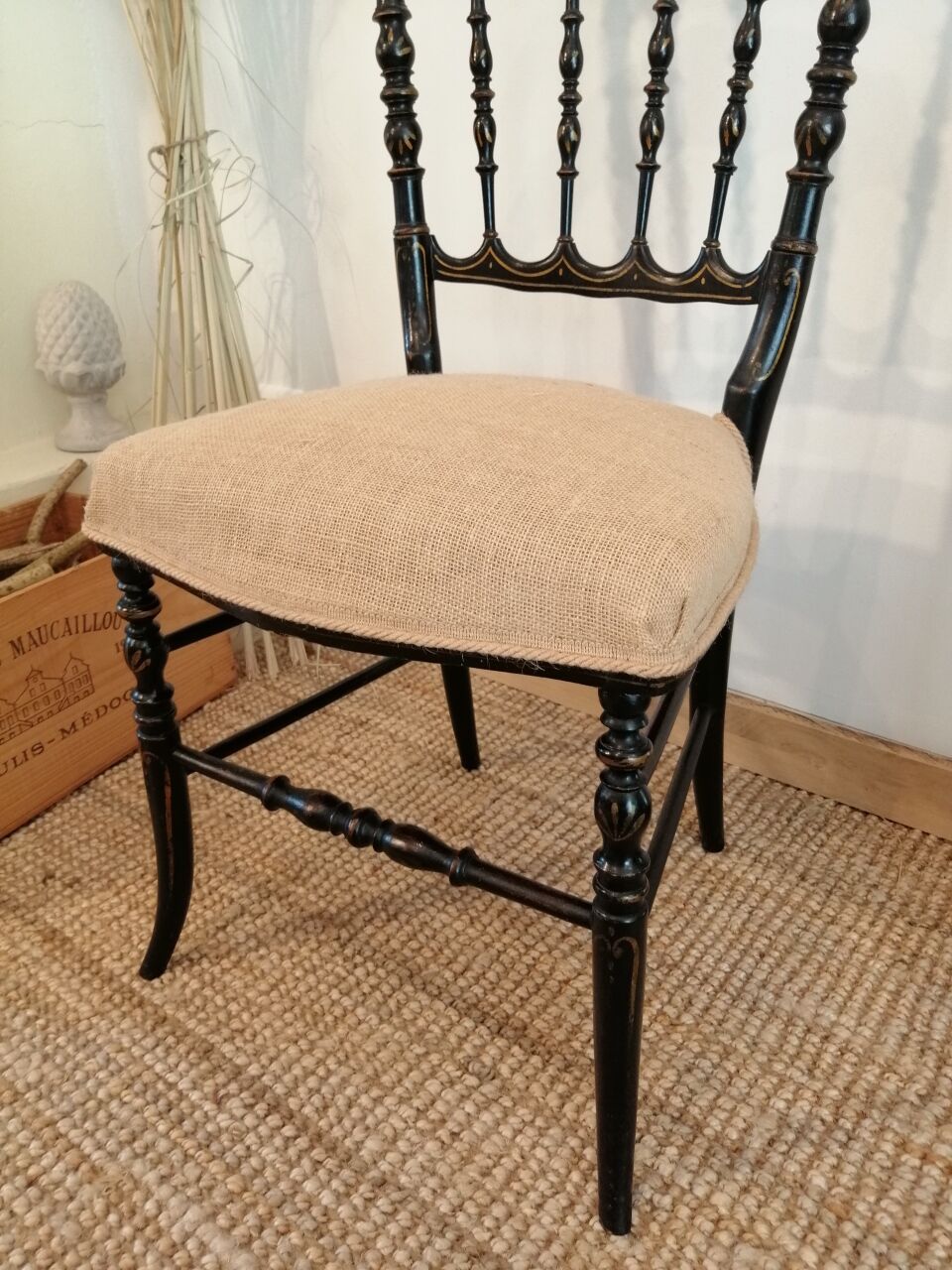 Chair Napoleon III period 19th.