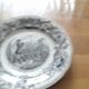 Set of eight talking plates