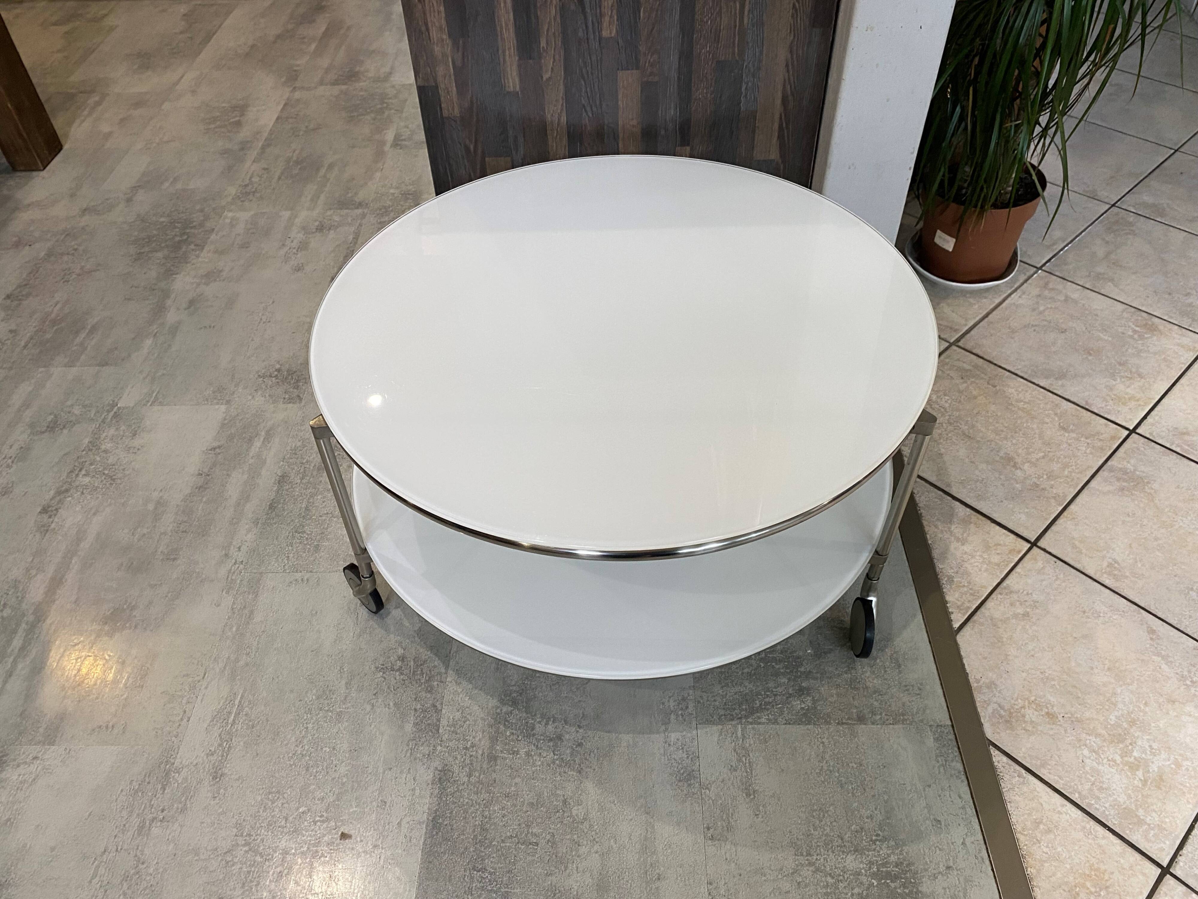 STRIND coffee table by Ehlen Johansson for IKEA, vintage white, 1970s