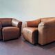 DS-47 brown leather lounge chair by De Sede, Switzerland 1970's