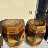 Pair of Chinese stools