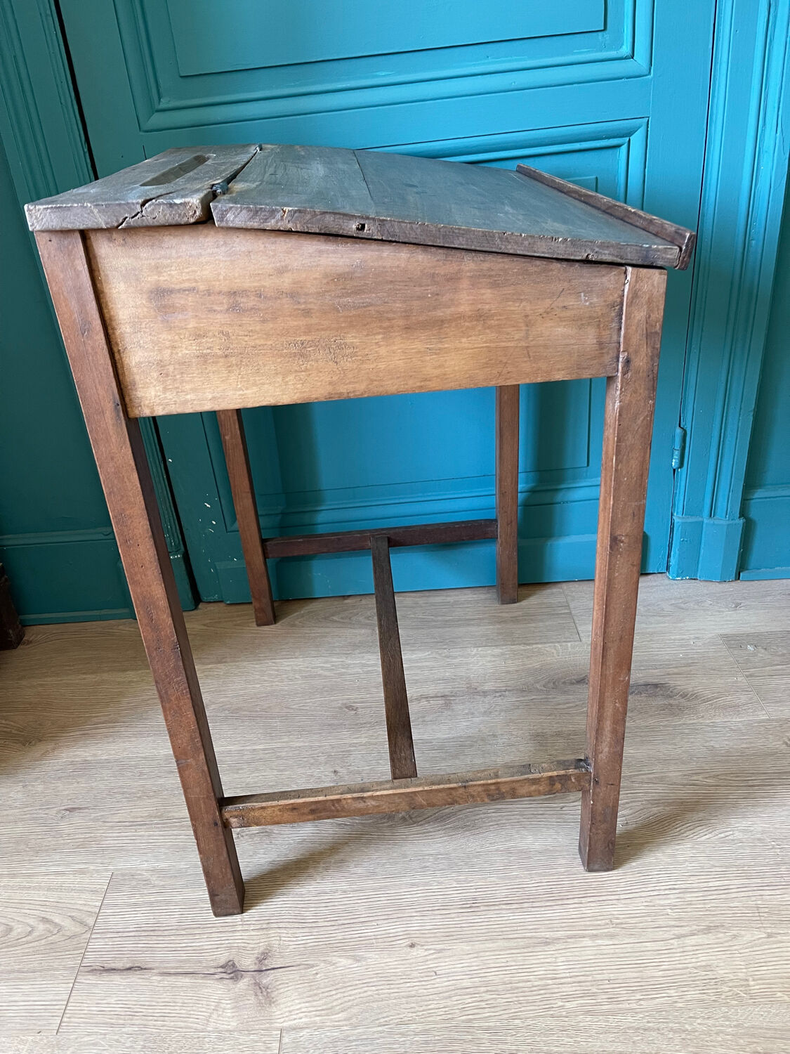 Old schoolmaster's desk