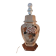 Hand-painted ceramic lamp – 1950s-60s – height 32 cm