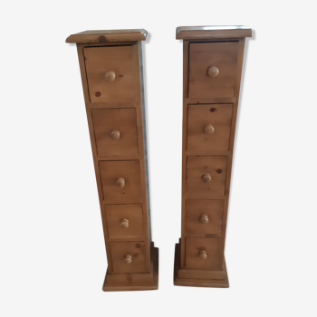 Furniture column with drawers