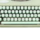 Hermes Baby green lime typewritter revised new ribbon