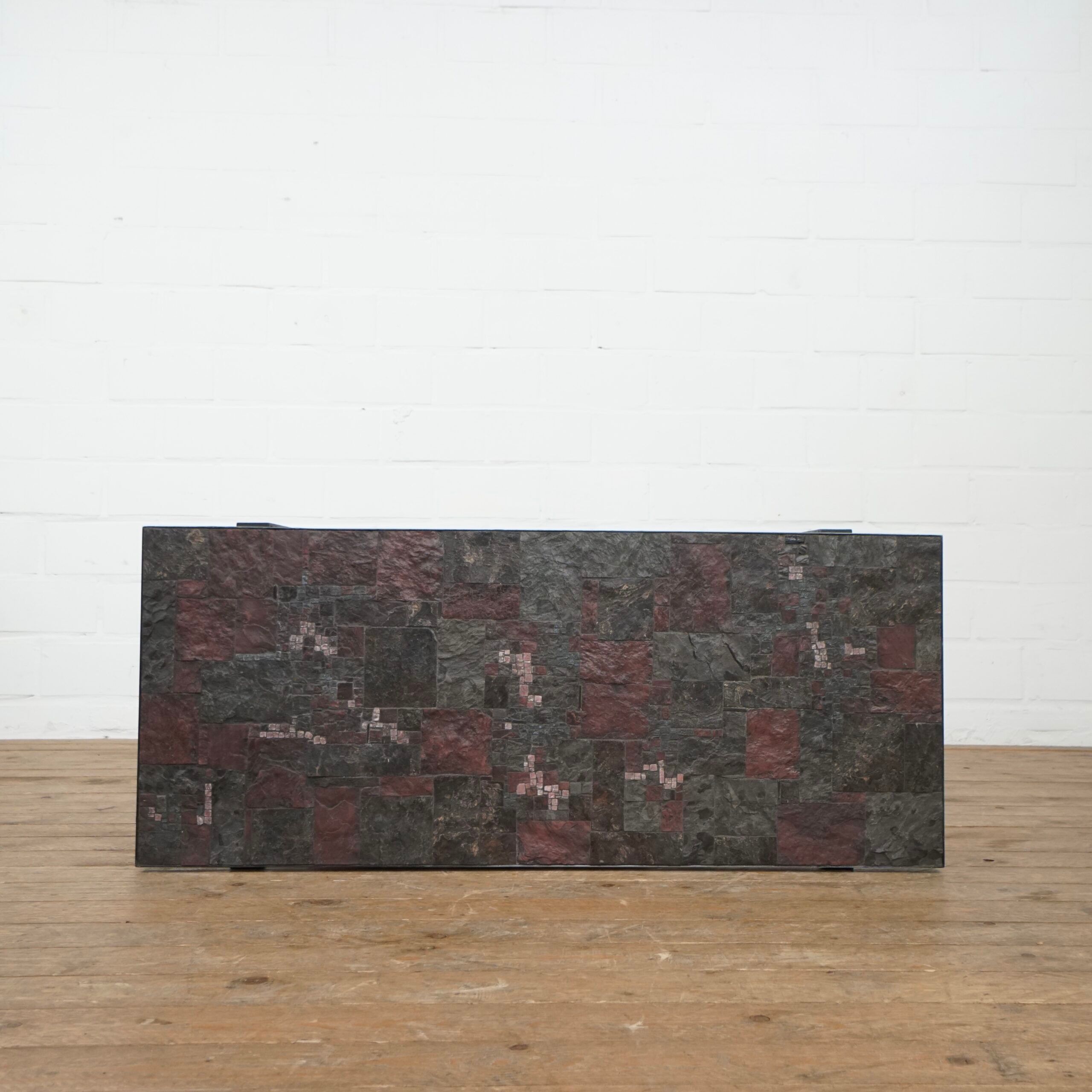 Ceramic tile coffee table by Pia Manu (signed)