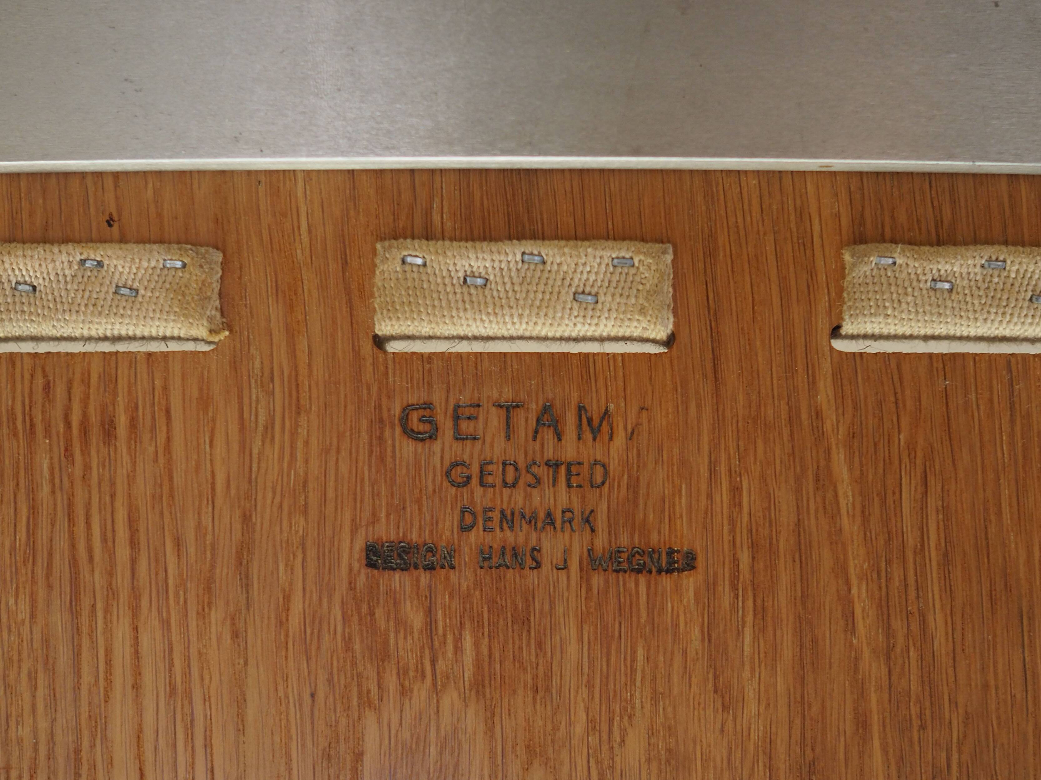 Fauteuil, design danois, Hans J. Wegner, fabricant : Getama
