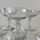Set de 8 coupes à champagne en verre XIXeme