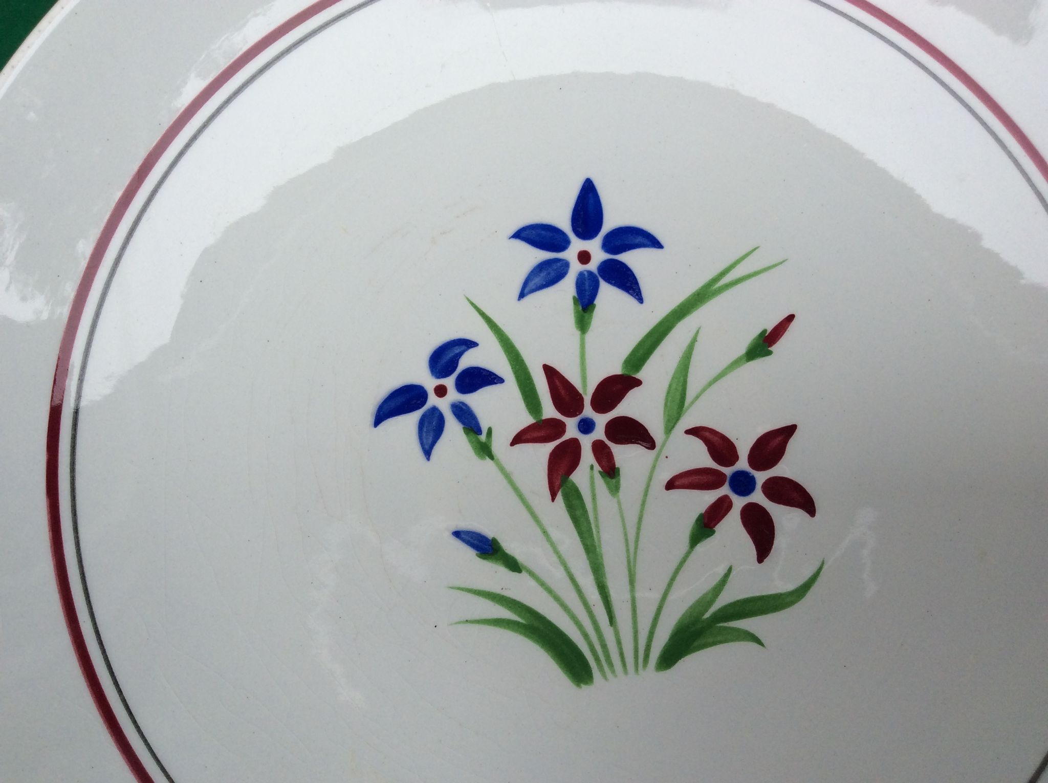 Duo de plats vintage