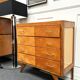 Vintage chest of drawers with compass feet
