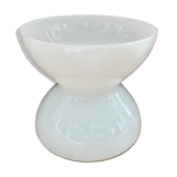 Vase diabolo en verre blanc Anne Nilsson pour Ikea