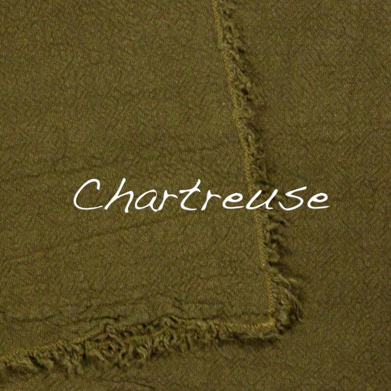 Chartreuse crude linen tablecloth