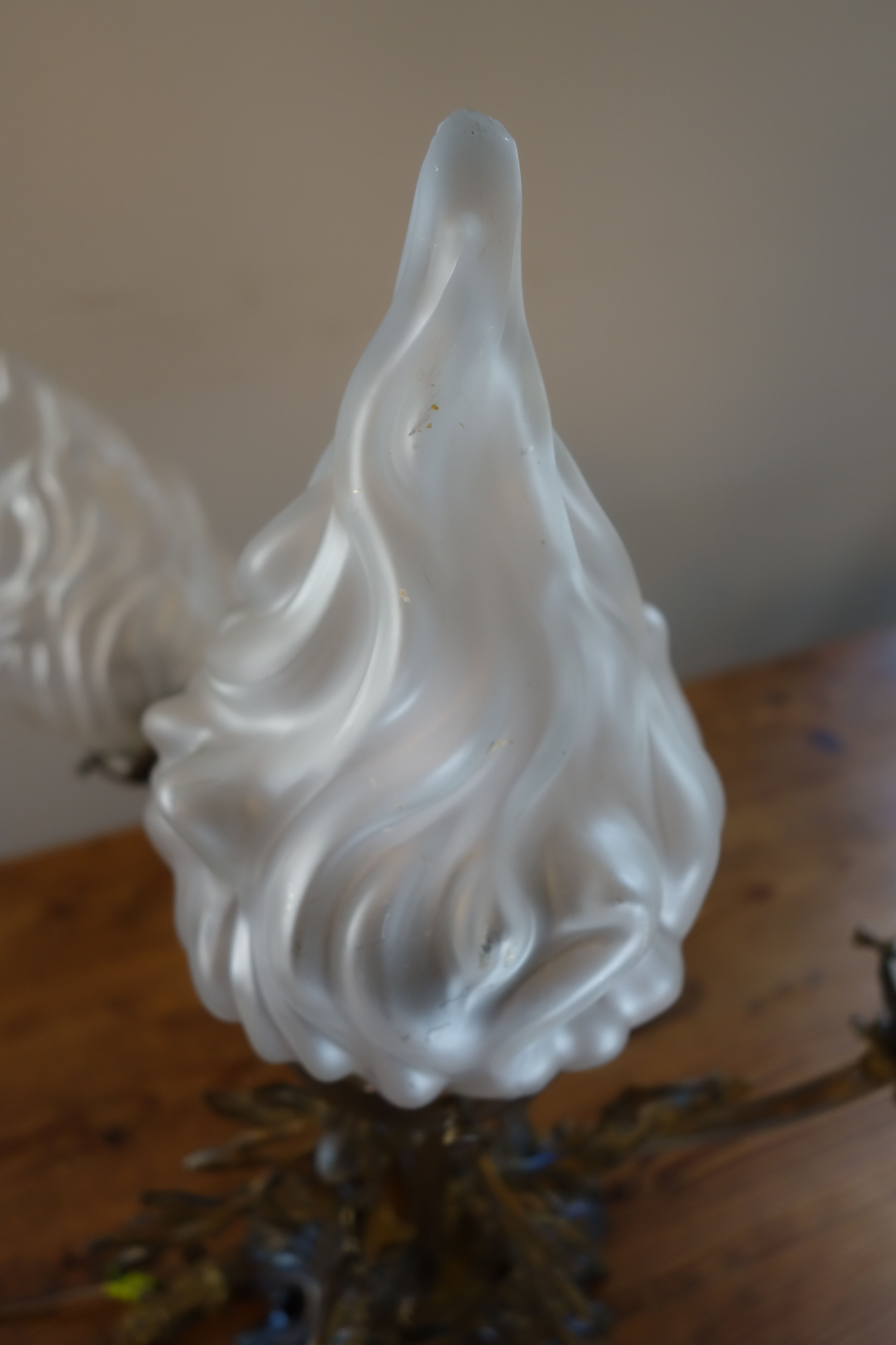 Lustre avec torchères style Napoléon 3