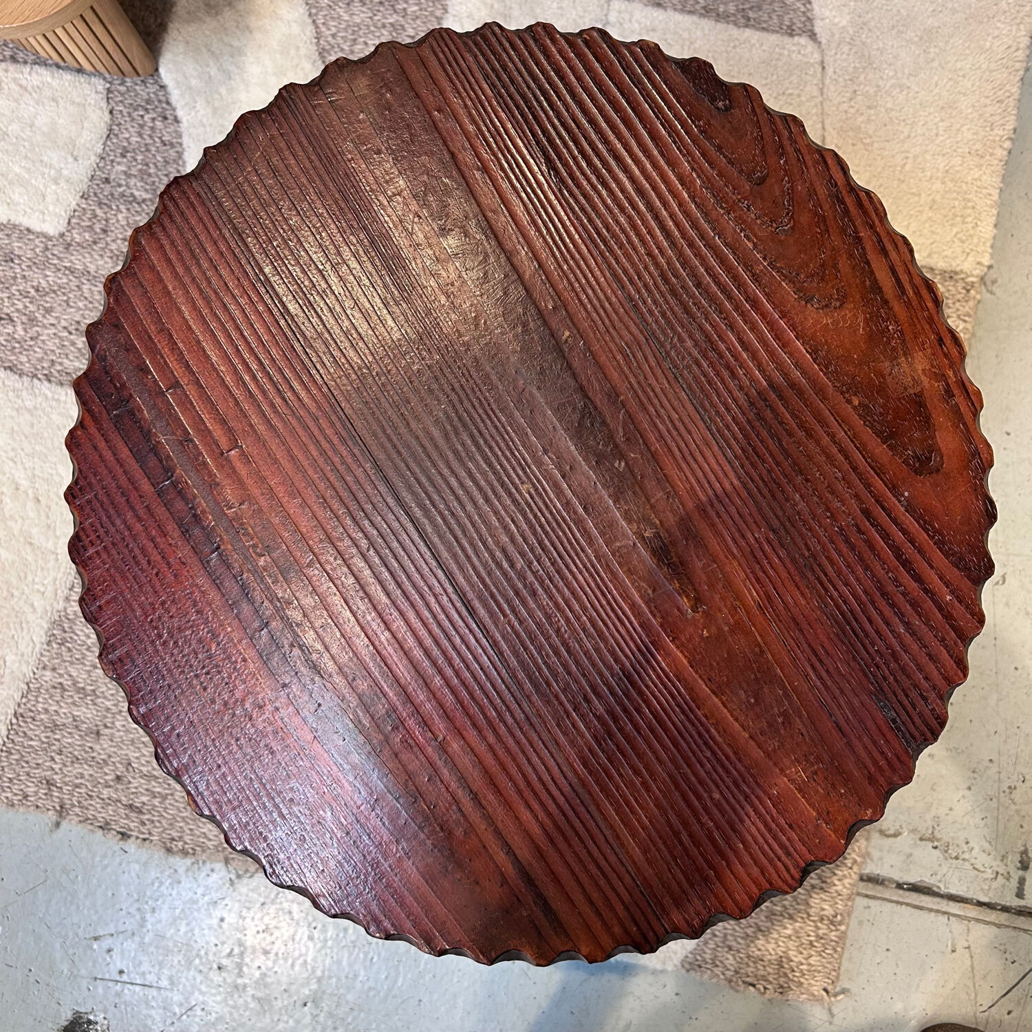 Berber style pedestal table