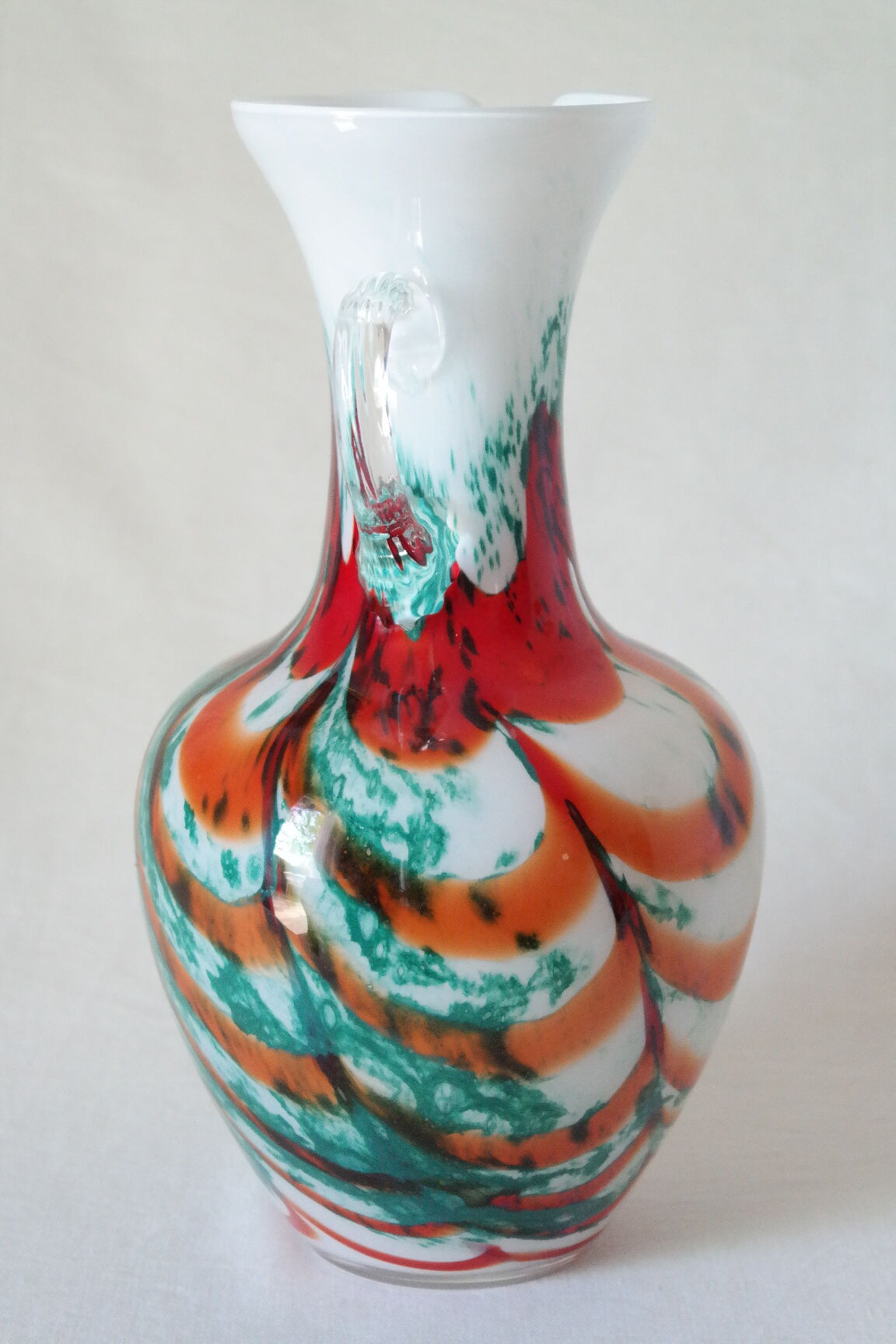 Vase vintage opaline Carlo Moretti