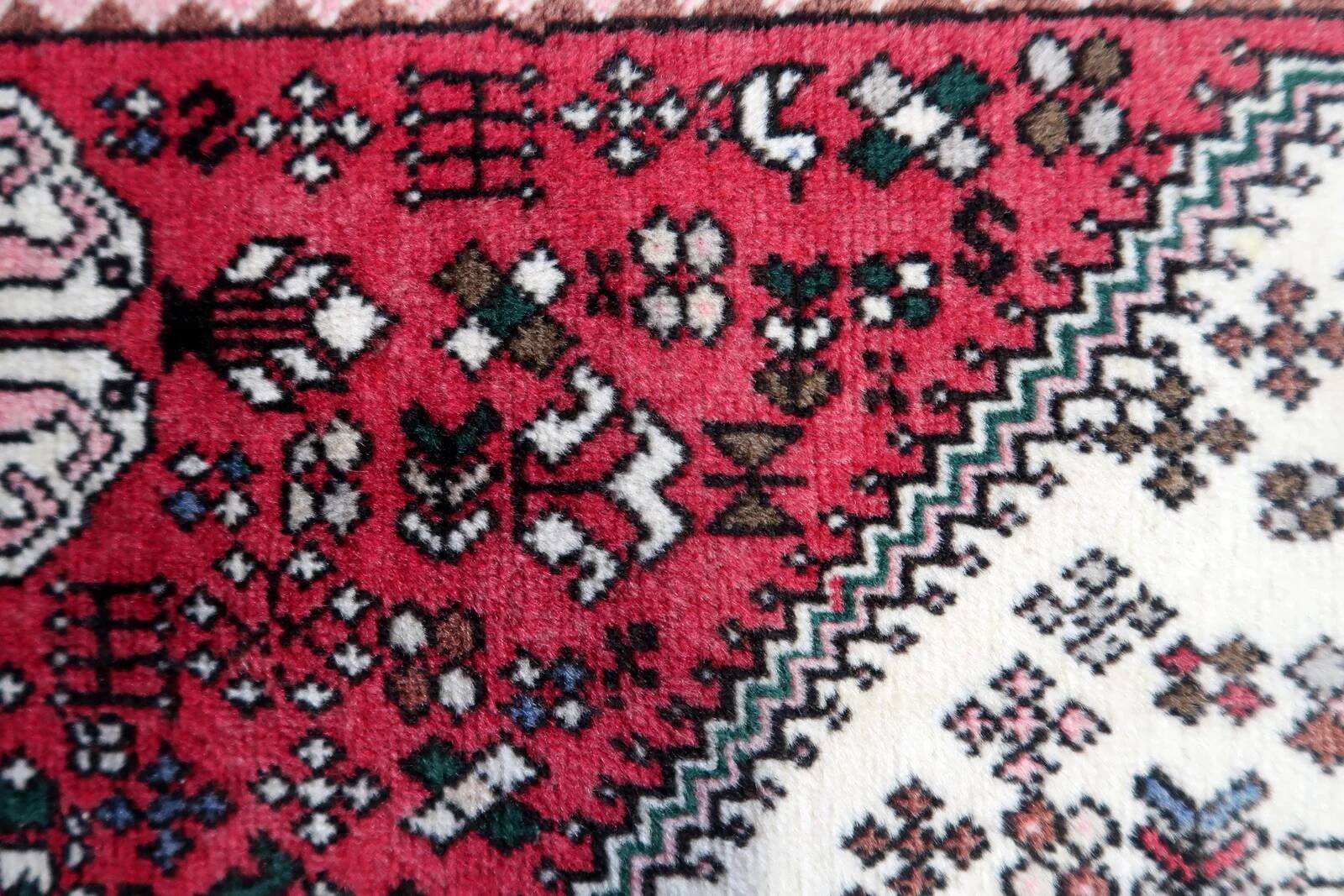 Handmade vintage Persian Malayer rug 98cm x 150cm, 1970s