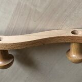 Wooden wall coats holder