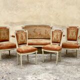 Pair of Louis XVI style chairs