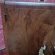 Art deco bar furniture symmetrical walnut veneer