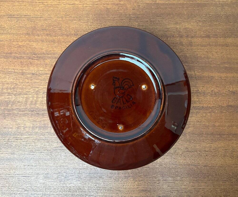 Vintage Ceramic Bowl Brasilia Series by Gallo, 1970s