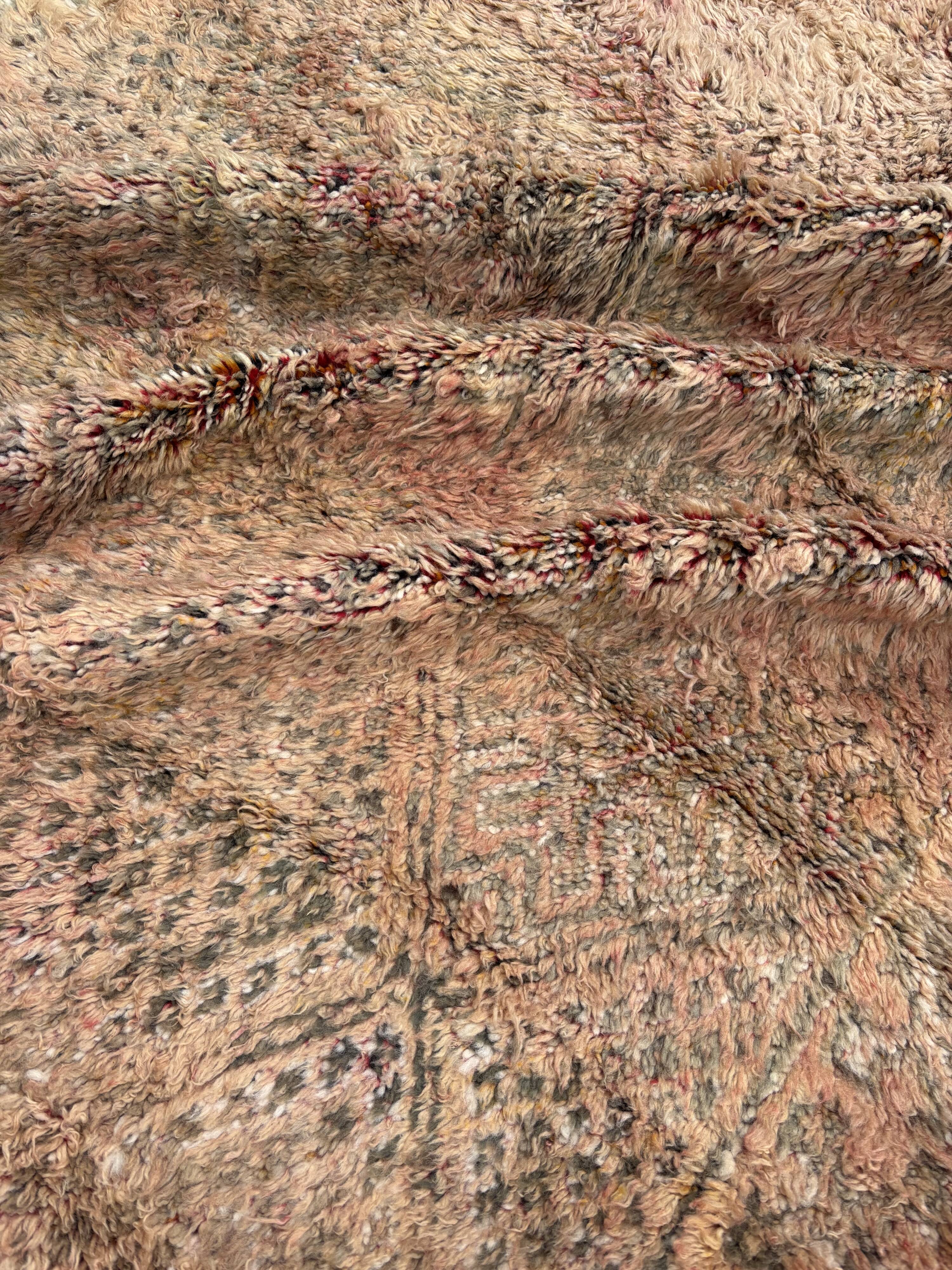 Vintage Moroccan Berber rug from Boujad