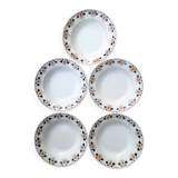 Old soup plates, "Françoise" model, Badonviller factory
