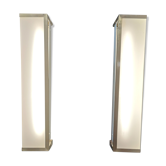 Pair of vintage Perzel angle wall light