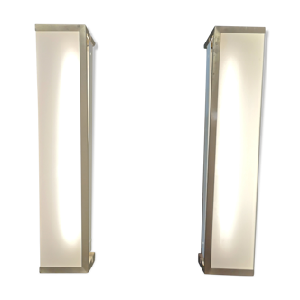 Pair of vintage Perzel angle wall light