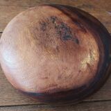 Vintage wooden fruit bowl