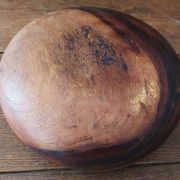 Vintage wooden fruit bowl