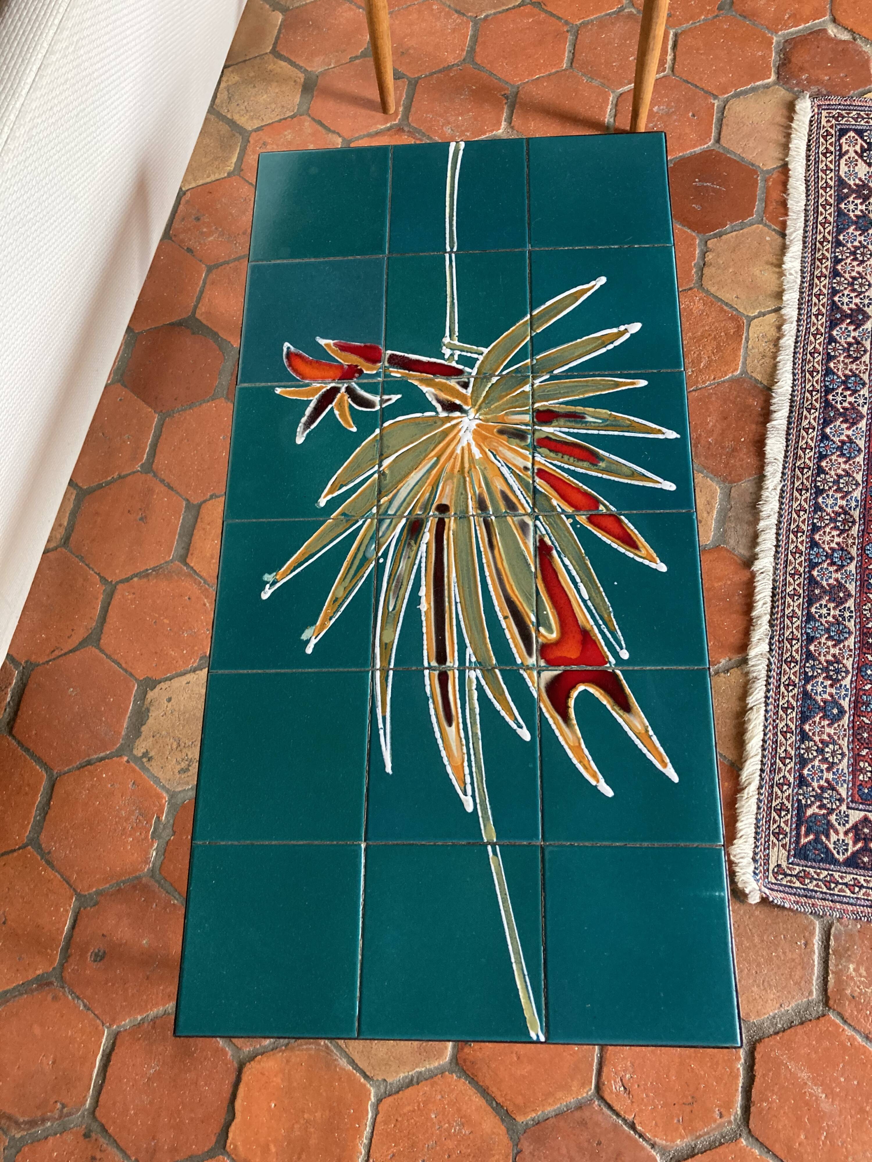 Vintage ceramic coffee table