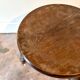 Turned wooden tripod stool