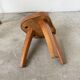 Pair of Henri Bataille oak stools