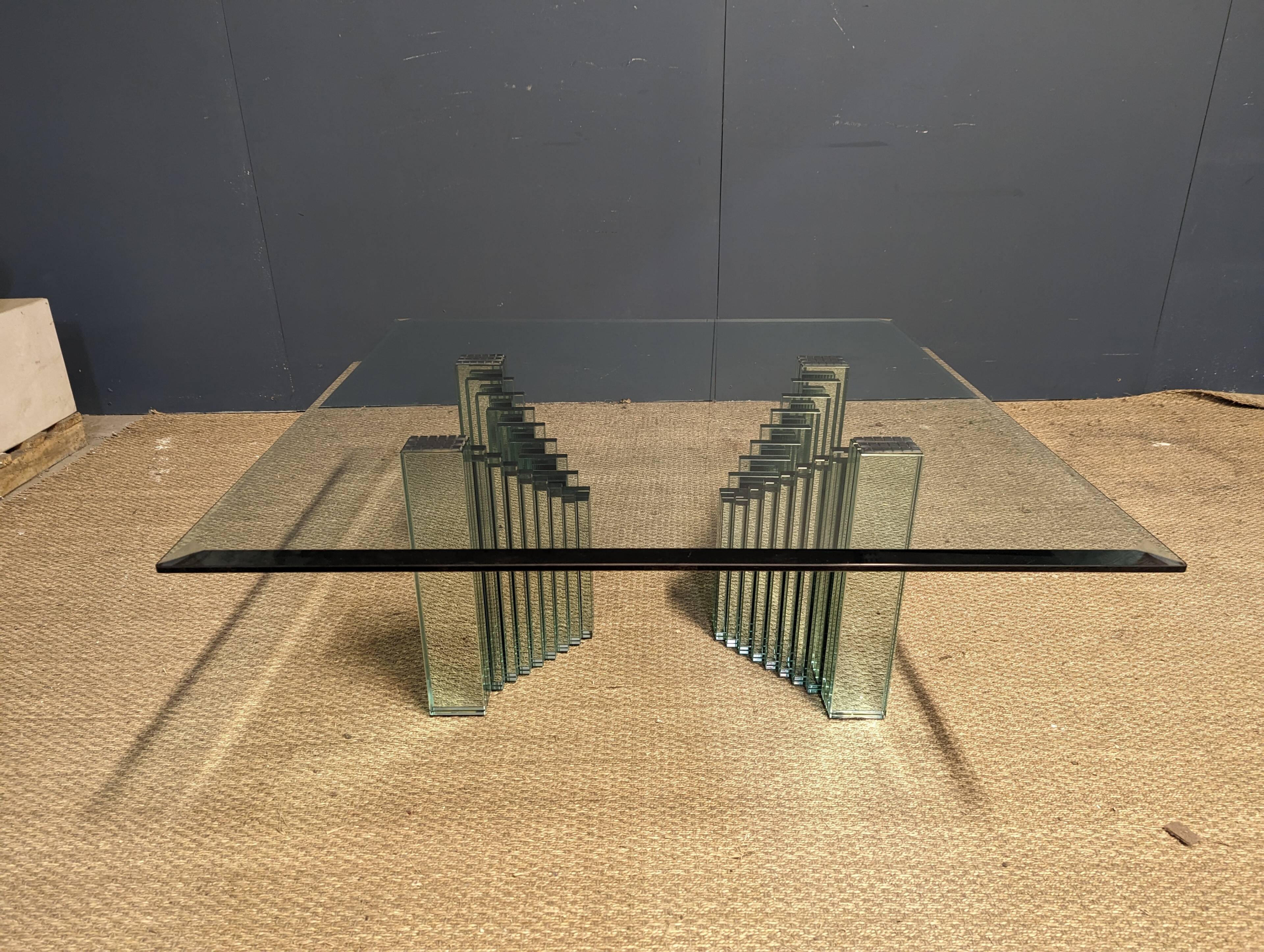 Coffee table by Luigi Massoni 1980s