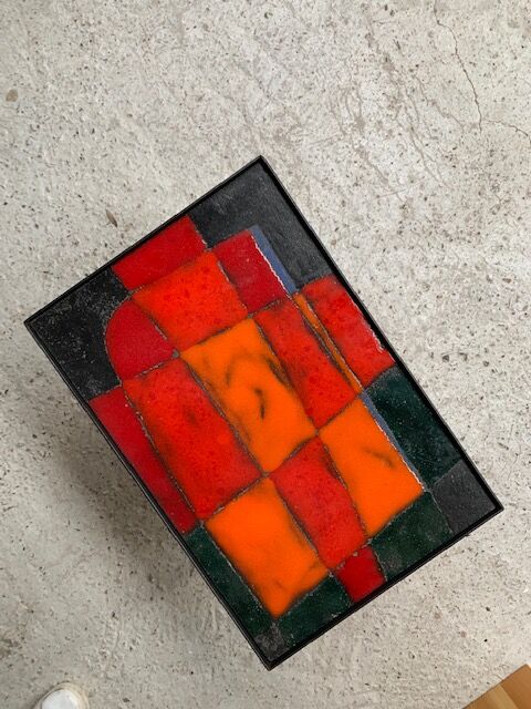Coffee table ceramic Cloutier France 1970