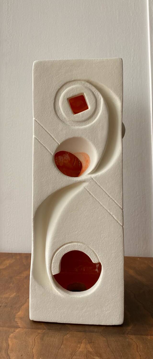 Lampe d’ambiance . Sculpture . Fait main