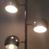 Vintage floor lamp with 3 globes