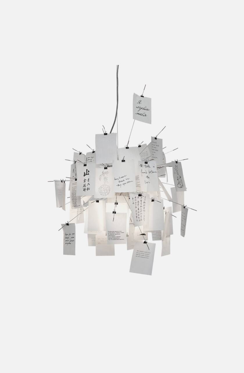 Suspension Zettel'z 5 Ingo Maurer, 1997